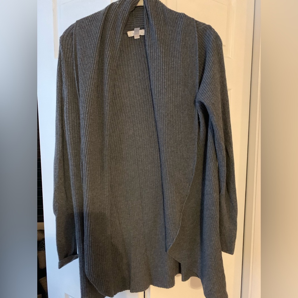 Leith Soft Gray Cardigan, Small, Great Condition